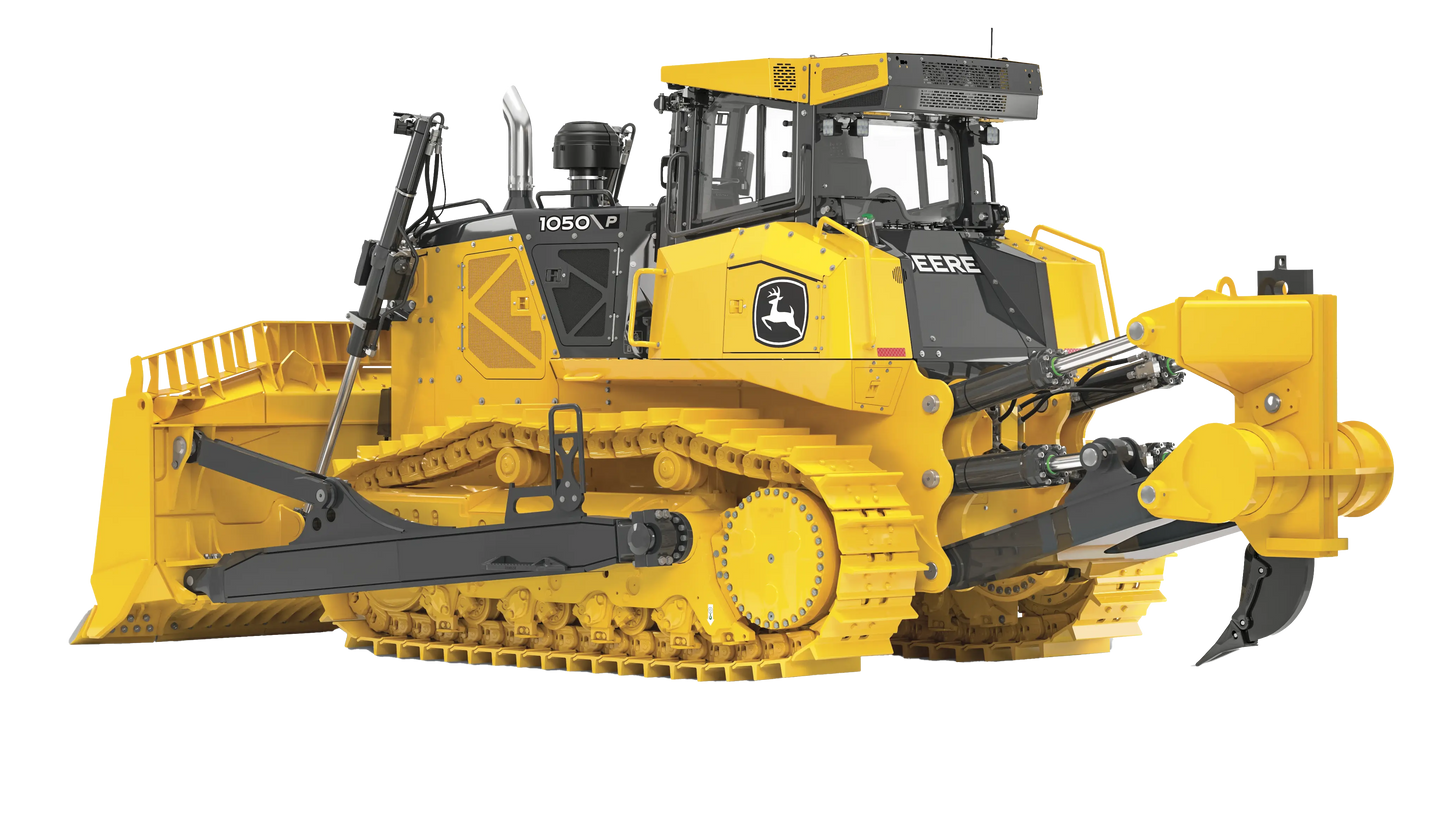 Bulldozer John Deere 1050P Potencia Imponente