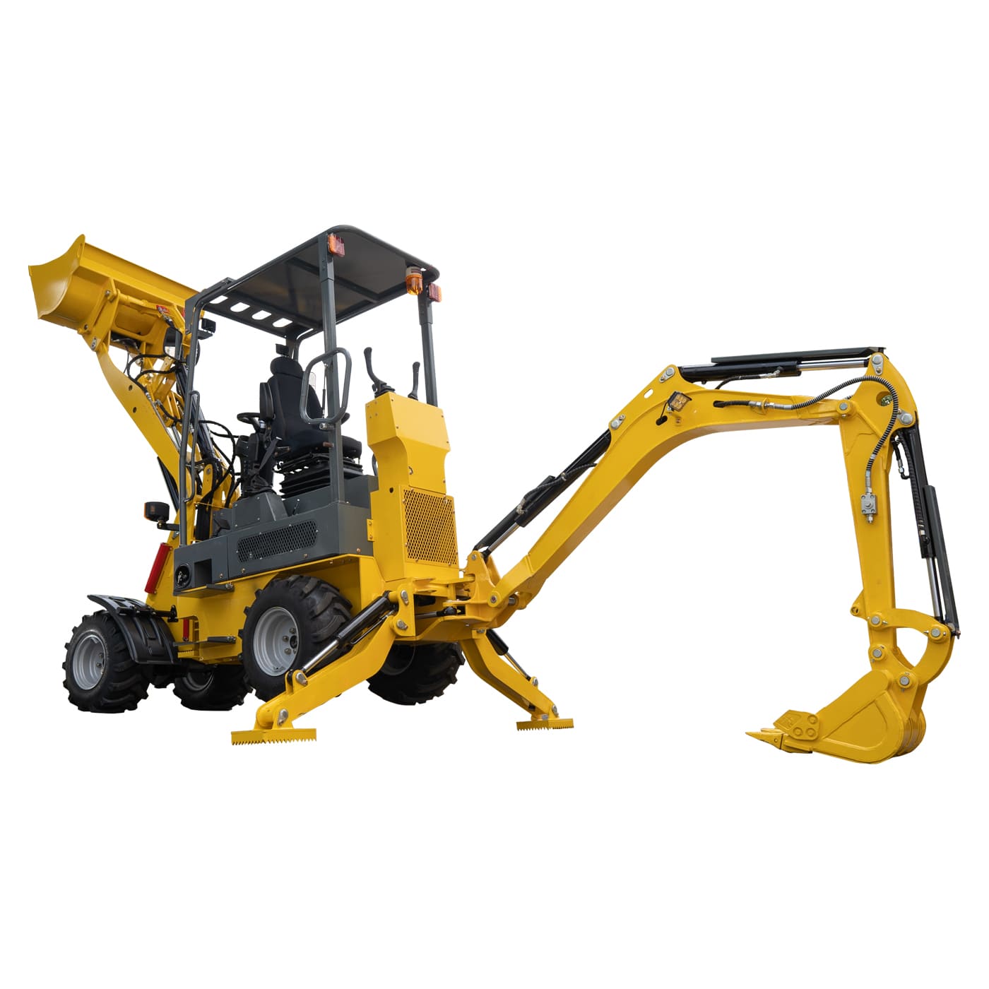 RetroExcavadora Profesional Tdk Machinery 24.6 Hp Con Motor Diésel – 250super