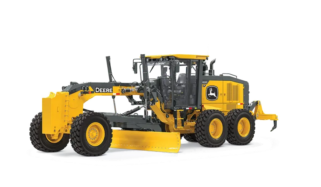 Motoniveladora John Deere 620P Potencia, Precisión y Ahorro de Combustible