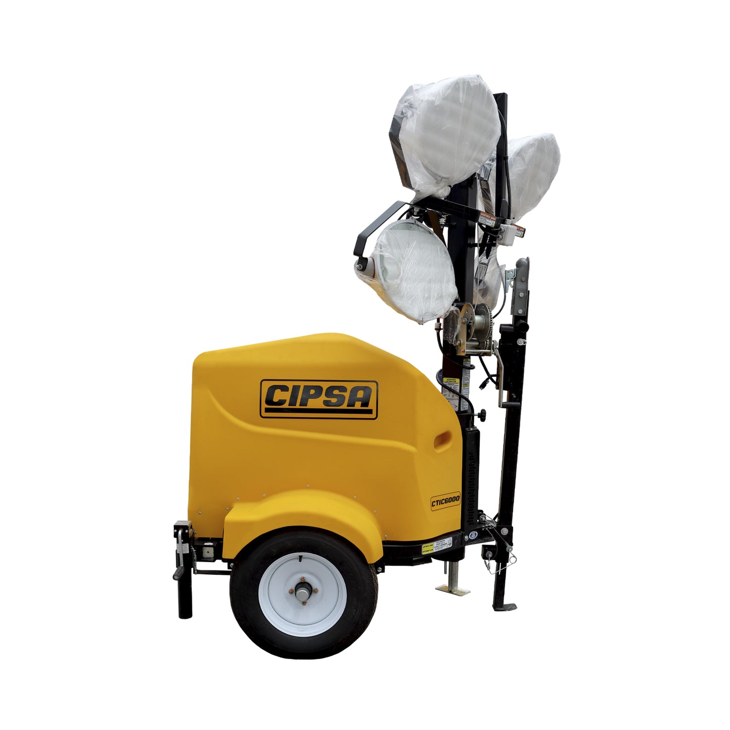 Torre de Iluminacion a Diesel 4 focos 1000 Watts Compacta Altura 7 Metros CTIC6000