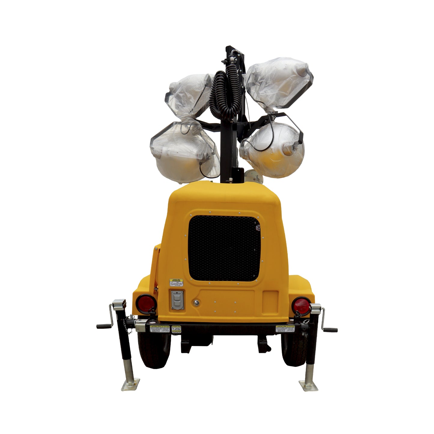 Torre de Iluminacion a Diesel 4 focos 1000 Watts Compacta Altura 7 Metros CTIC6000