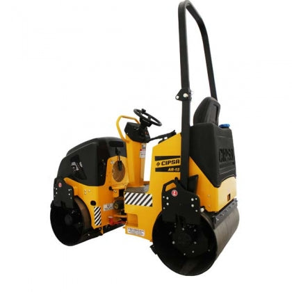 Rodillo Vibratorio Doble Operador a Bordo CIPSA con Motor a Gasolina Honda de 20 HP AR15H