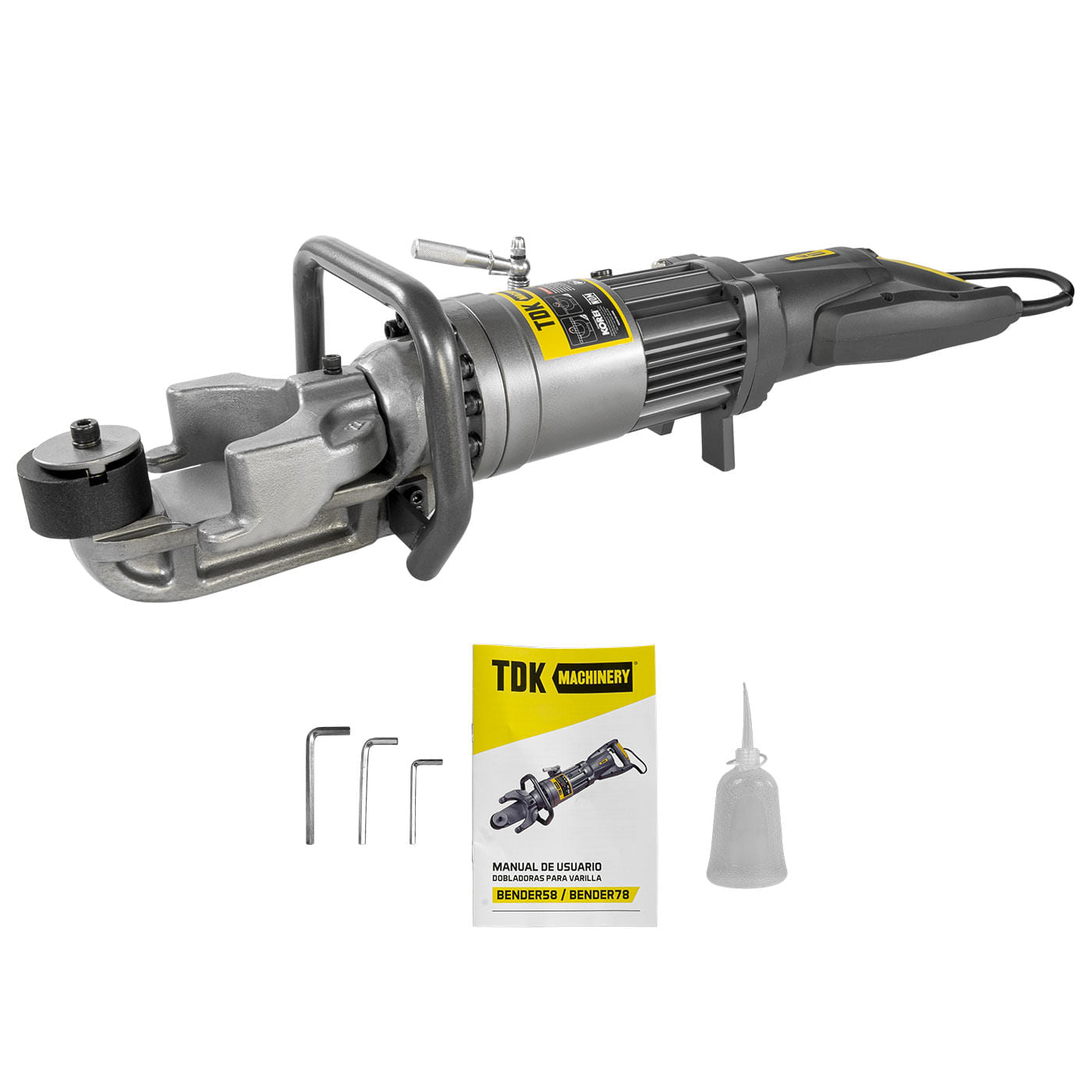 Dobladora De Varilla de Hasta 22 mm Portatil Profesional Tdk Machinery Motor Electrico 1,150 Watts 110V – Bender78