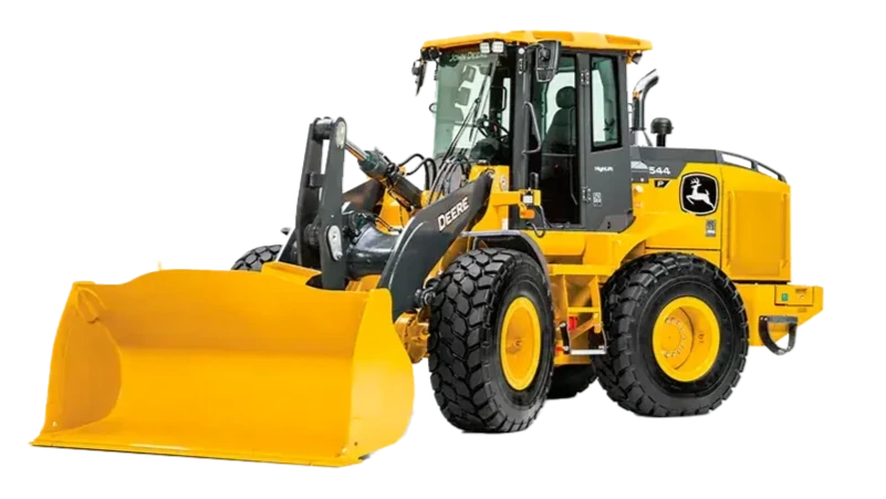 Cargador Frontal John Deere 544P 163 HP Tecnología JDLink y Alto Rendimiento