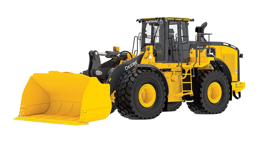 Cargador Frontal John Deere 824P 343 HP, Rendimiento Industrial para Construcción y Minería