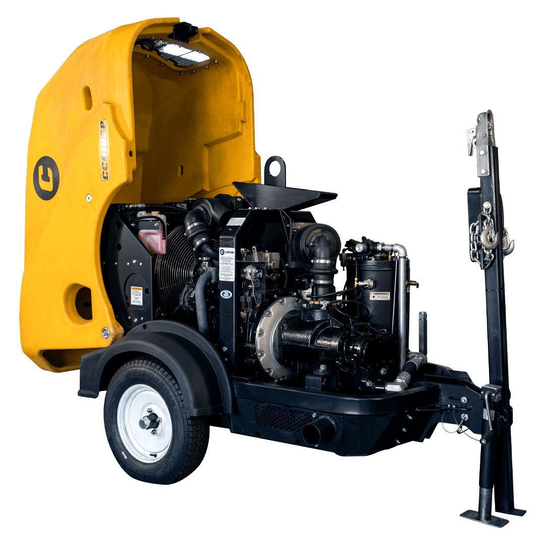 Compresor de Aire 185 CFM CIPSA De Tornillo Motor a Diesel Perkins CCA185P
