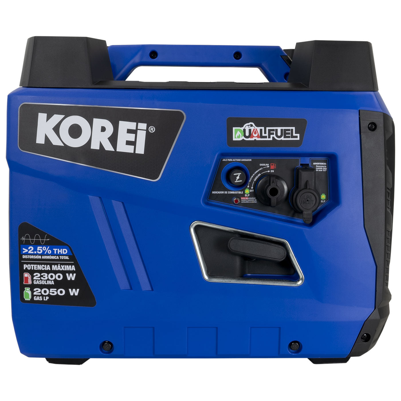 Generador Inverter Profesional 1900 Watts Korei Gasolina y Gas LP 3.7 Hp 110v – Dual2300
