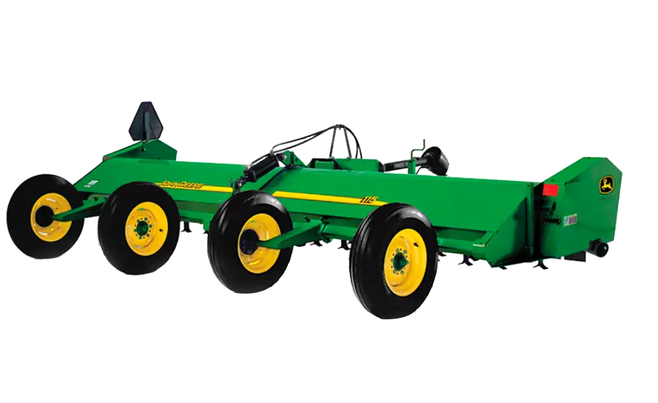 Desmenuzadora John Deere 115 Corte de Residuos para Labranza de Conservación y Mejora del Suelo
