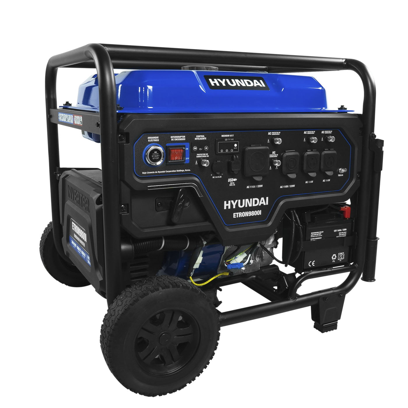 Generador a Gasolina Inverter de 9500w Monofasico 110v/220v – Etron9800i