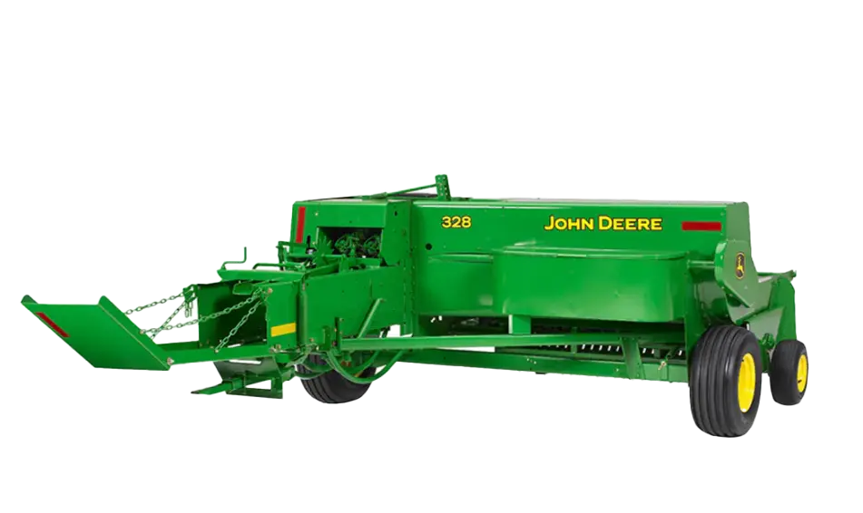 Empacadora John Deere 328 Pacas Rectangulares Uniformes para Forraje de Alta Calidad
