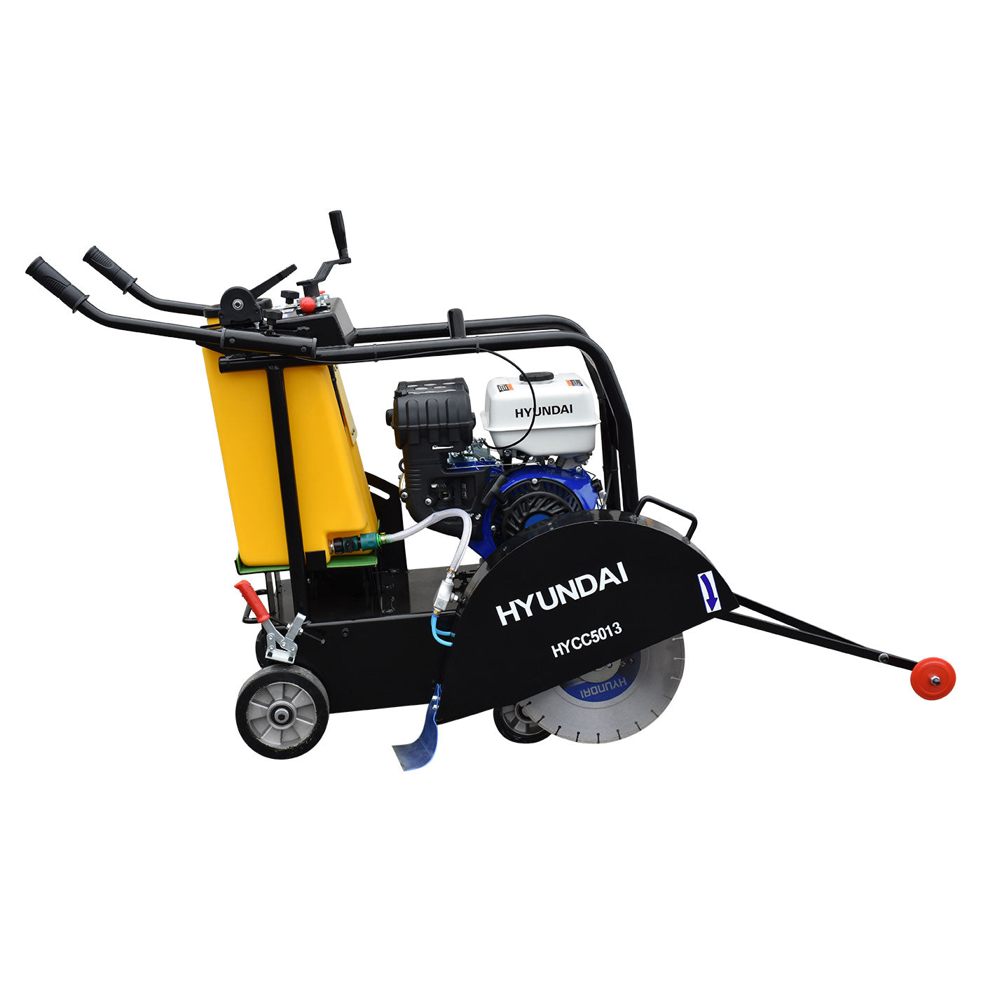 Cortadora De Concreto Profesional Con Motor Hyundai 13.1 Hp Para Disco de 14" Hyundai – Hycc5013A