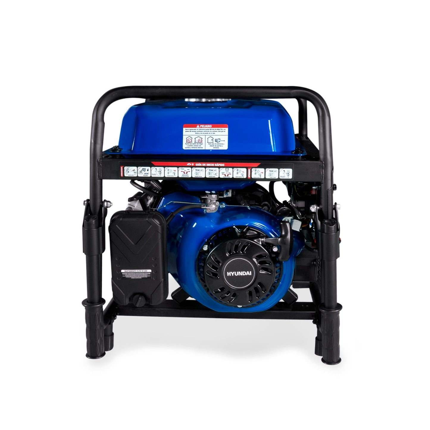 Generador a Gasolina Hyundai 5500 Watts Portatil Monofasico 110V - 220V Motor 10 Hp HYE5500