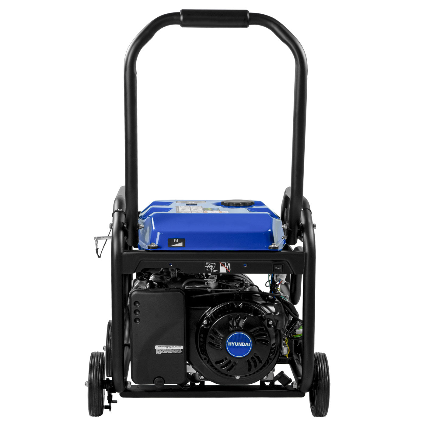 Generador a Gasolina Hyundai 7250 Watts Portatil Monofasico 110V - 220V Motor 15 Hp HYE7250