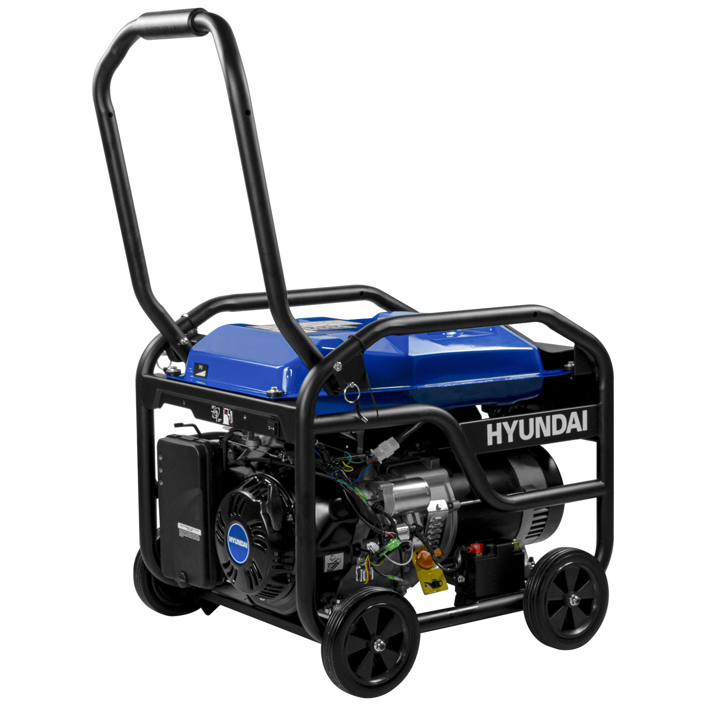 Generador a Gasolina Hyundai 7250 Watts Portatil Monofasico 110V - 220V Motor 15 Hp HYE7250
