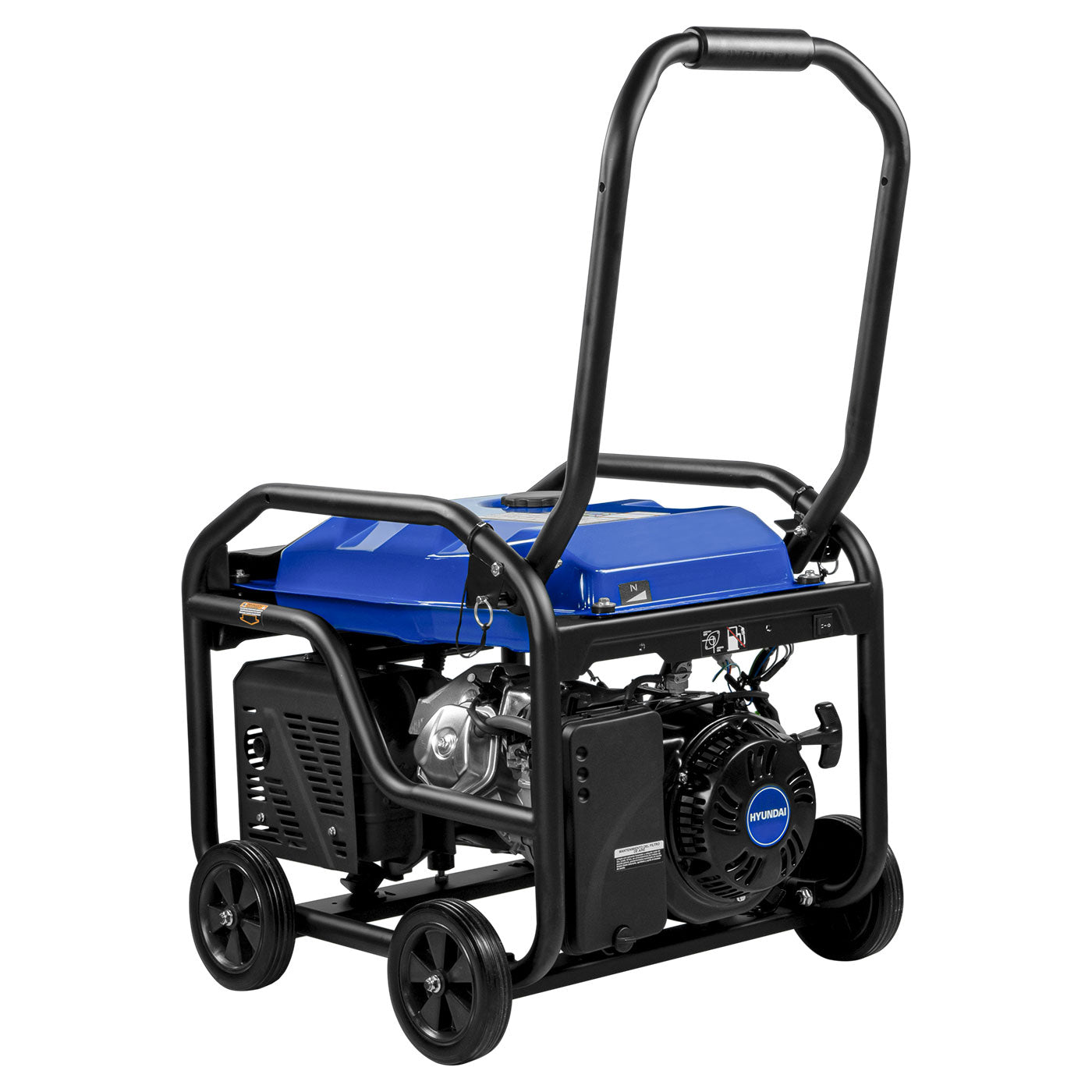 Generador a Gasolina Hyundai 7250 Watts Portatil Monofasico 110V - 220V Motor 15 Hp HYE7250