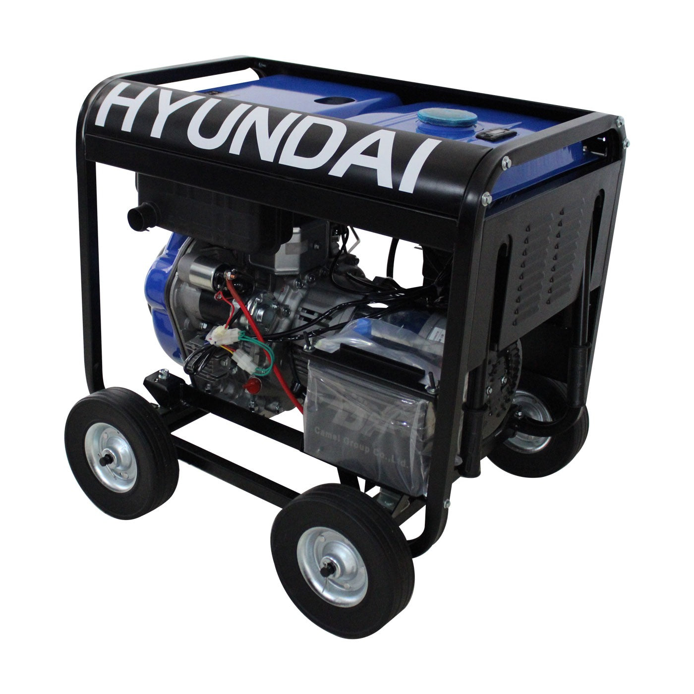 Generador Electrico Profesional a Diésel 6000 Watts Motor 10 Hp Monofásico 110/220V – Hyed600xt