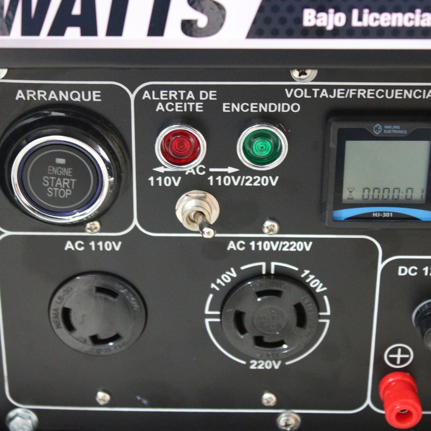Generador Electrico Profesional a Diésel 6000 Watts Motor 10 Hp Monofásico 110/220V – Hyed600xt