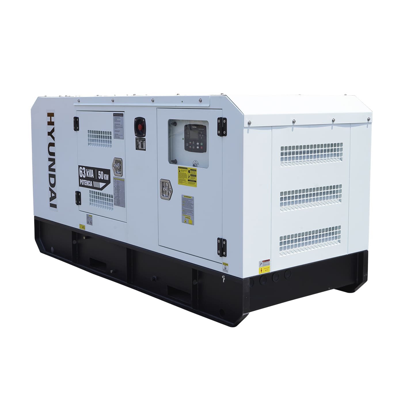 Generador Estacionario Planta de Emergencia 50kw 63kva Motor Cummins a Diesel Tablero de Transferencia ATS Trifasico 220v Hyundai HYEGE50CUM