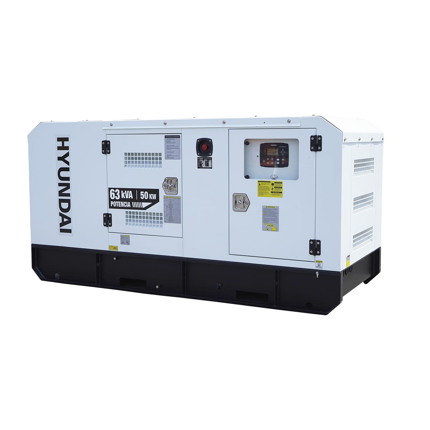 Generador Estacionario Planta de Emergencia 50kw 63kva Motor Cummins a Diesel Tablero de Transferencia ATS Trifasico 220v Hyundai HYEGE50CUM