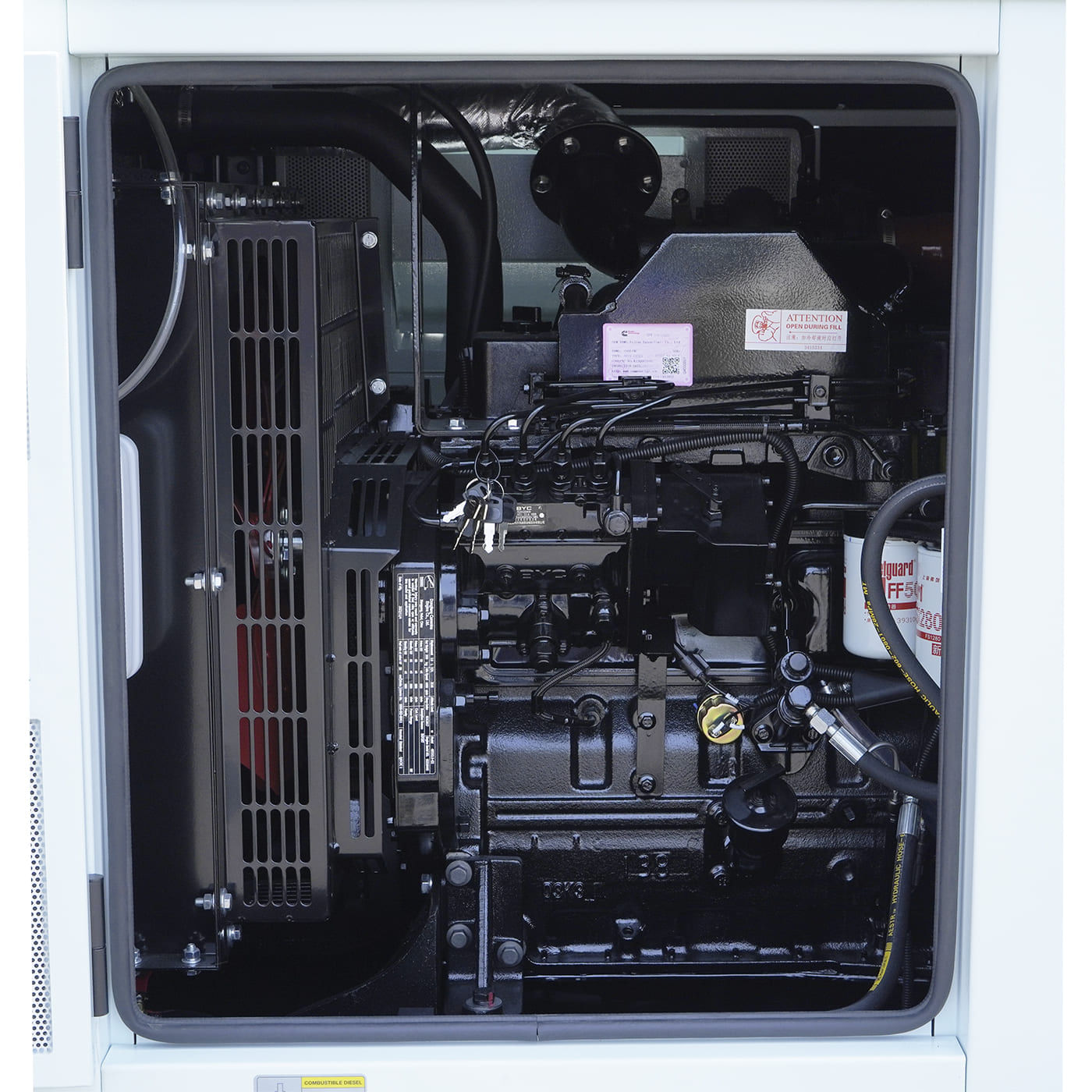 Generador Estacionario Planta de Emergencia 50kw 63kva Motor Cummins a Diesel Tablero de Transferencia ATS Trifasico 220v Hyundai HYEGE50CUM