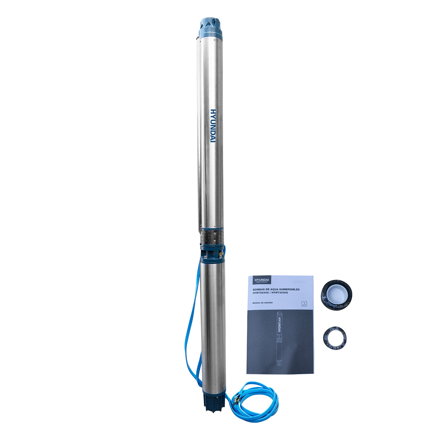 Bomba Sumergible De Agua 25 Hp Trifásica Pozo De 6″ Salida 3″ Noryl Hyundai – Hywt2530g