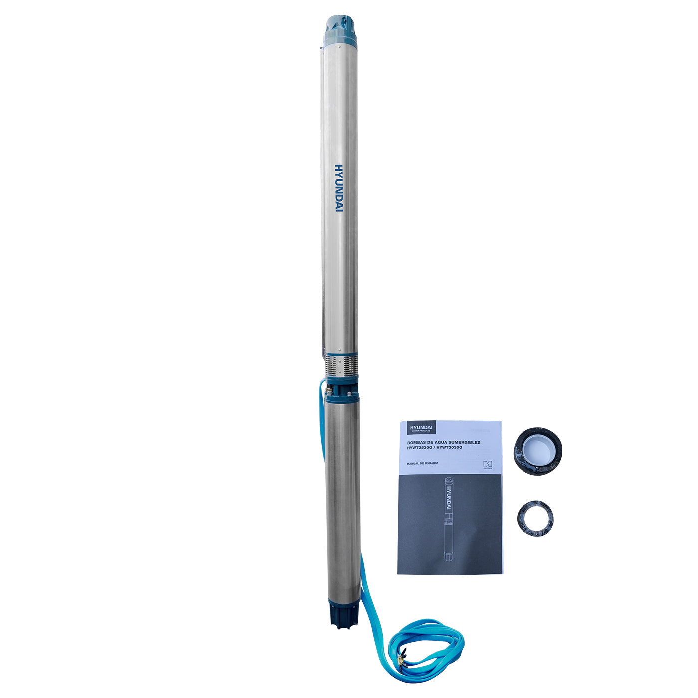 Bomba Sumergible De Agua 30 Hp Trifásica Pozo De 6″ Salida 3″ Noryl Hyundai – Hywt3030g
