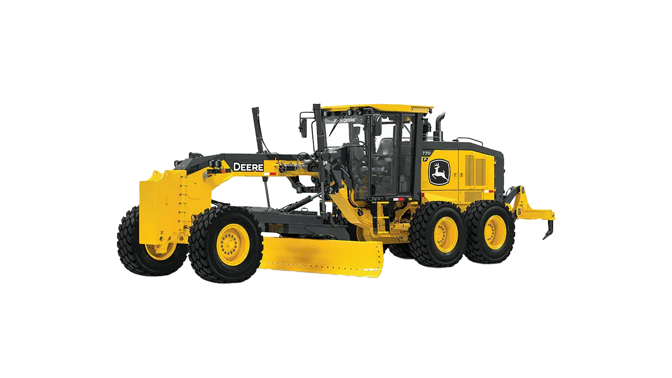 Motoniveladora John Deere 770P Precisión, Potencia y Control Total para Obras Profesionales