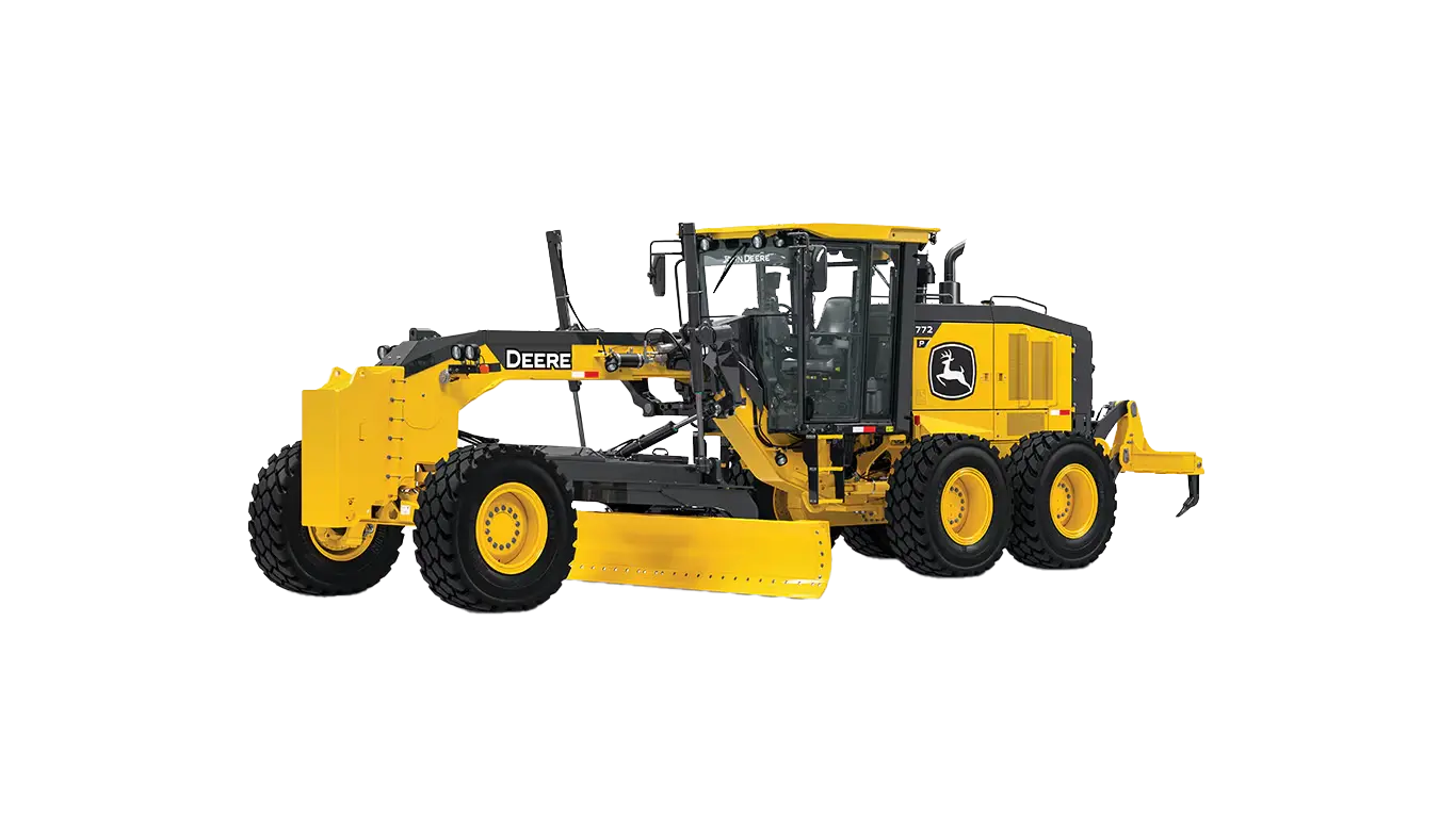 Motoniveladora John Deere 772P Dominio Total en Terracería con Potencia y Automatización