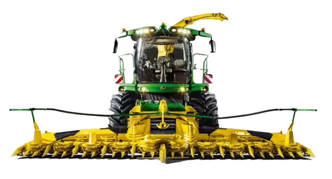 Picadora de Forraje John Deere 8300 Alta Potencia y Precisión para Ensilado Profesional