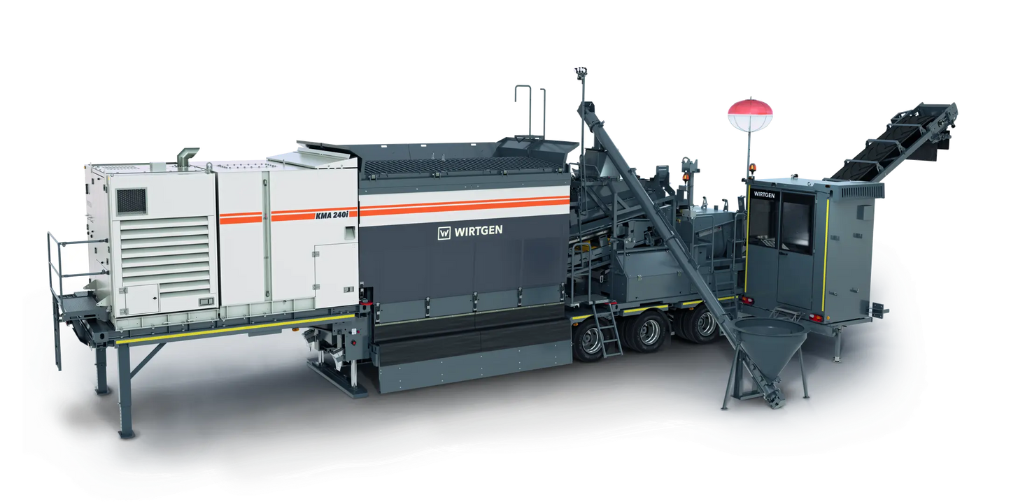 Planta Móvil de Reciclaje en Frío Wirtgen KMA 240(i) – Alto Rendimiento 240 t/h