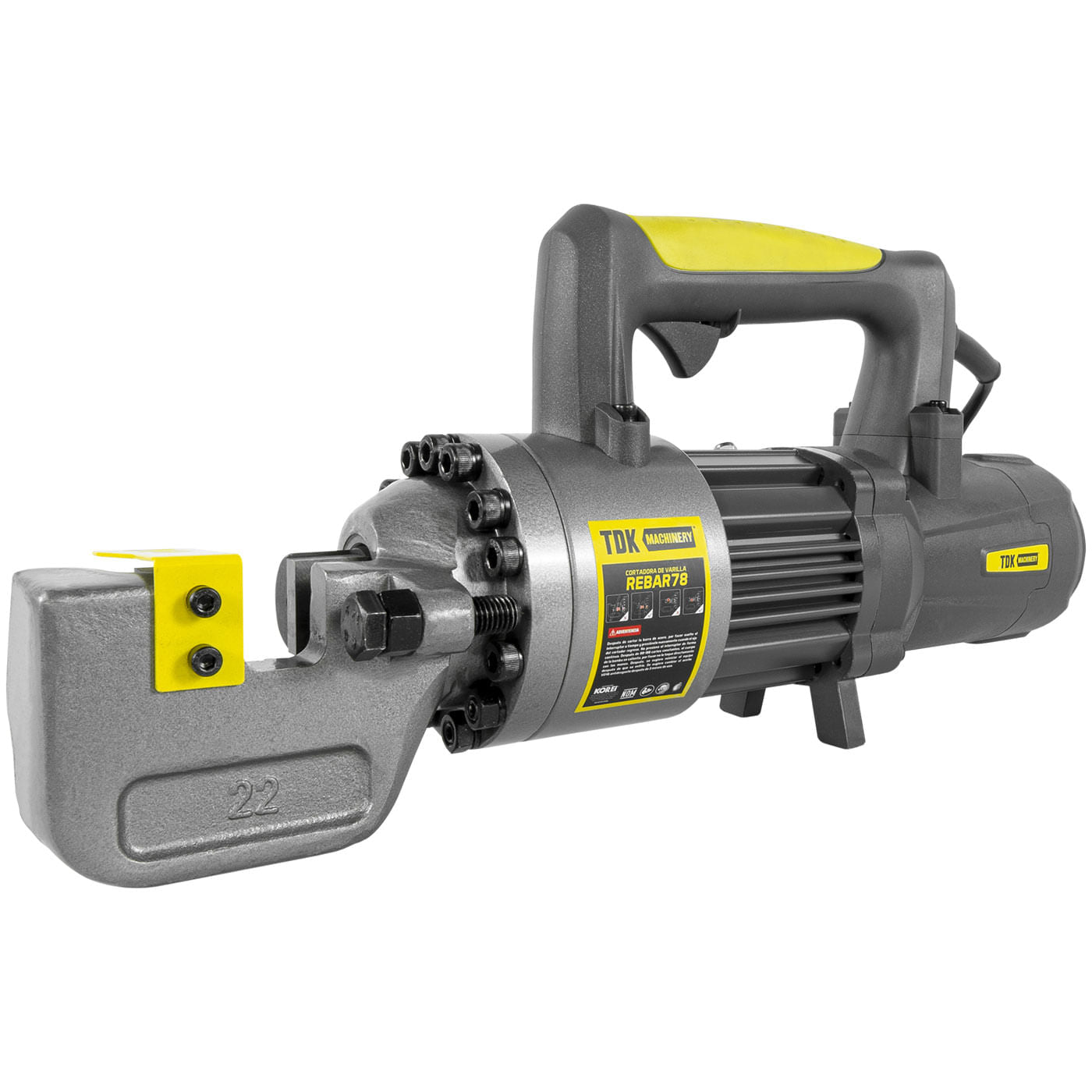 Cortadora De Varilla Hasta 22mm Portatil Profesional Tdk Machinery Motor Electrico 1,150 Watts 110V – Rebar78