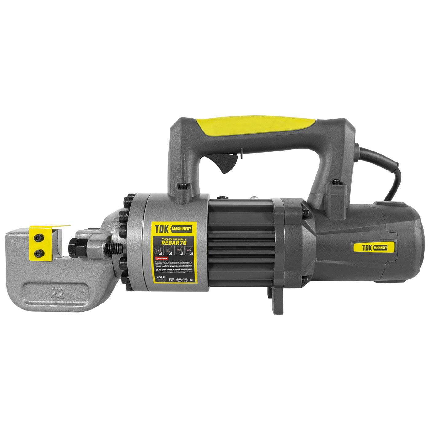 Cortadora De Varilla Hasta 22mm Portatil Profesional Tdk Machinery Motor Electrico 1,150 Watts 110V – Rebar78