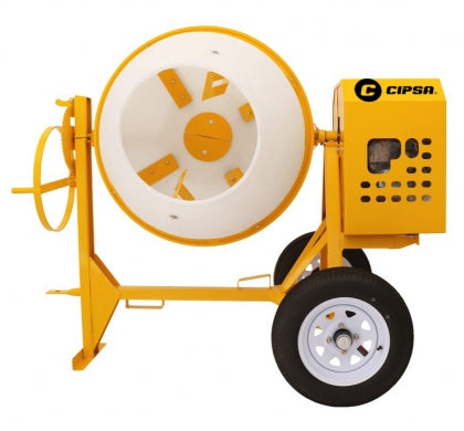 Revolvedora de Concreto Ultra 10 CIPSA de 1 Saco de Capacidad con Motor a Gasolina Honda de 9 HP Olla de Polietileno Remolcable ULTRAPHJL9A