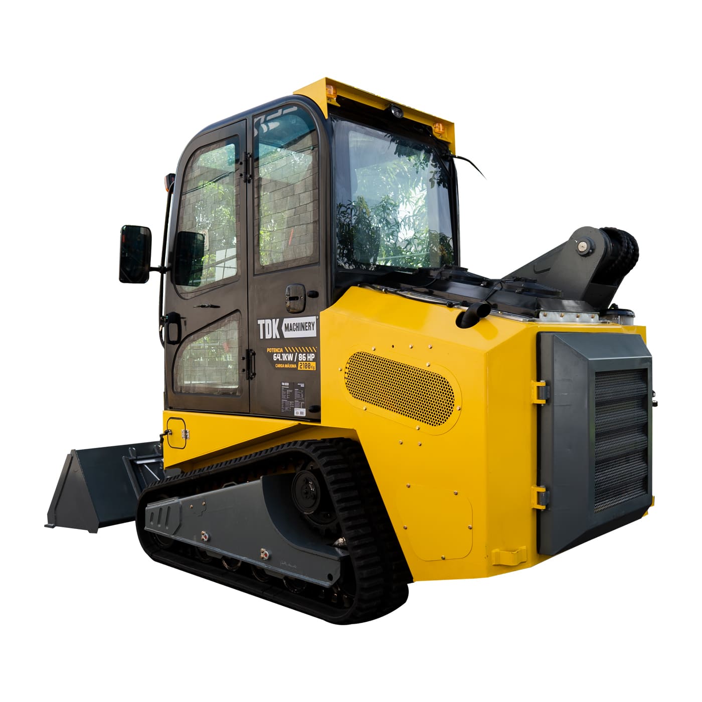 Minicargador con Orugas 1250 Kg Motor Yanmar a Diesel 86 Hp Tdk Machinery – S860