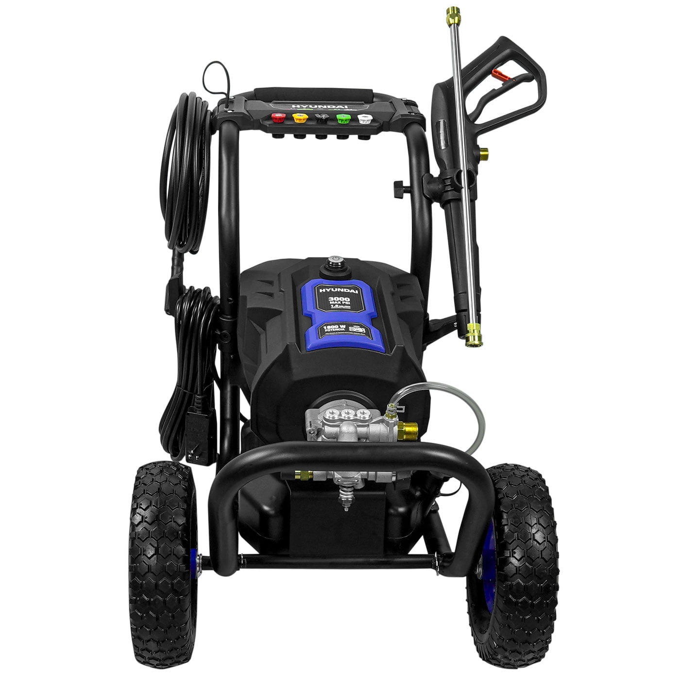 Hidrolavadora Eléctrica Profesional 3000 PSI Hyundai Motor Monofasico 1.8kw 120V – Storm3200