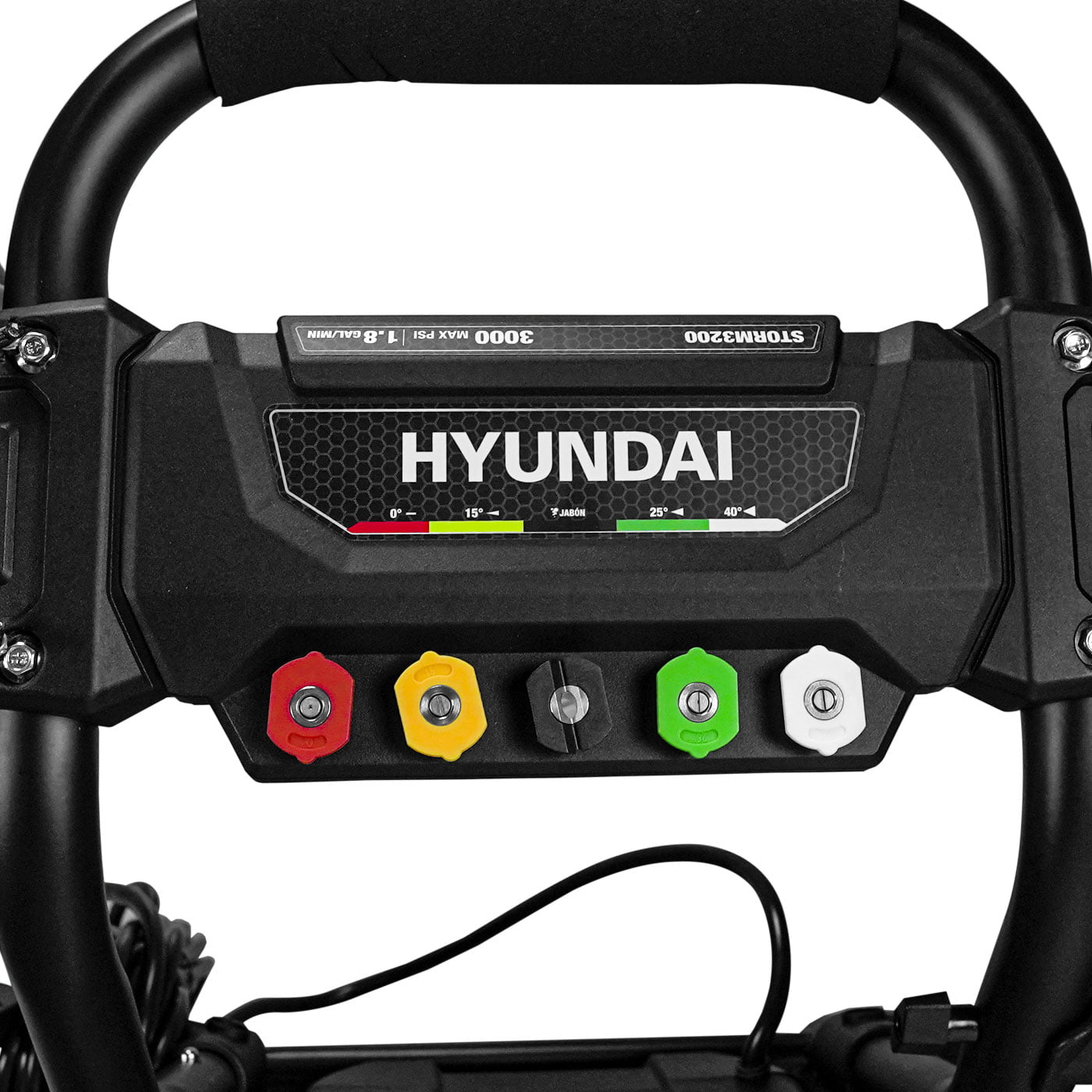 Hidrolavadora Eléctrica Profesional 3000 PSI Hyundai Motor Monofasico 1.8kw 120V – Storm3200