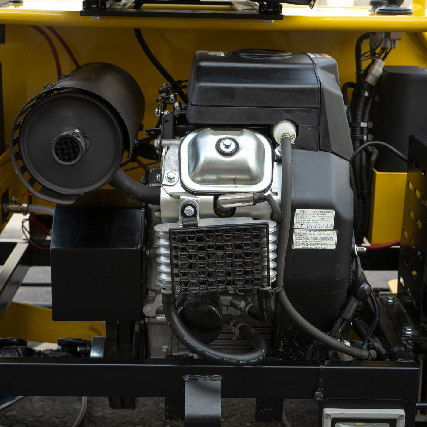 Allanadora Doble Profesional 36 pulgadas x 2 Tdk Machinery Con Motor a Gasolina 25 Hp – Tdka9200