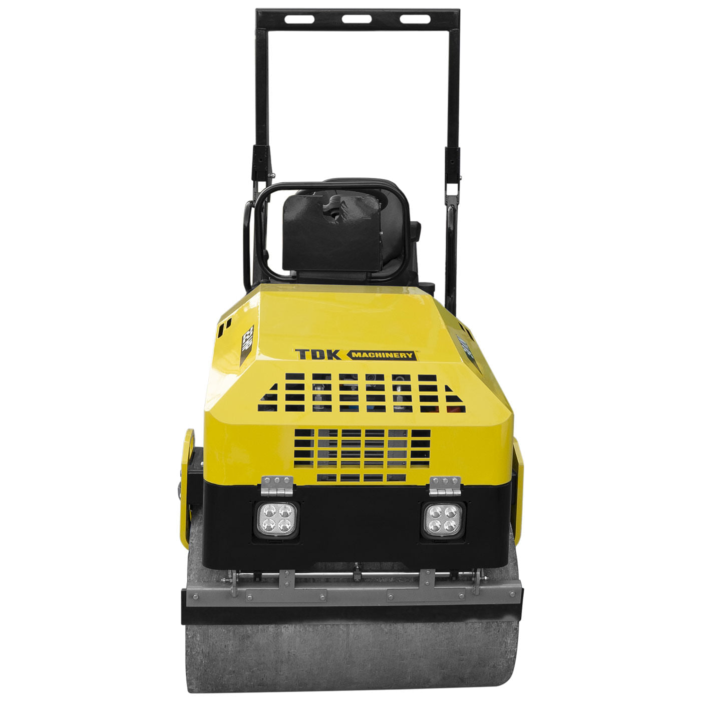 Rodillo Vibratorio Doble 30kn Profesional Tdk Machinery Con Operador Hombre a Bordo Motor a Gasolina Hyundai 22 Hp – TDKR1200
