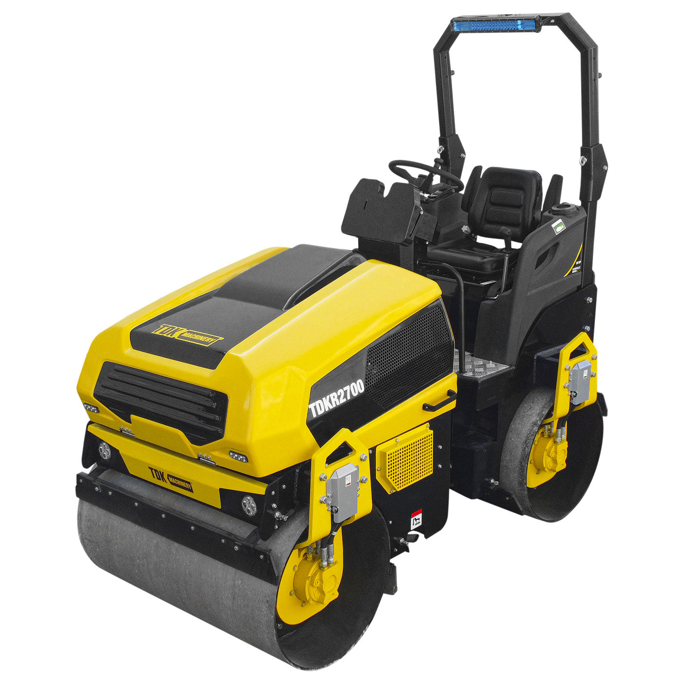 Rodillo Vibratorio Doble Profesional 3 Toneladas Tdk Machinery Con Operador Hombre a Bordo Motor a Diesel 35.5 Hp – TDKR2700