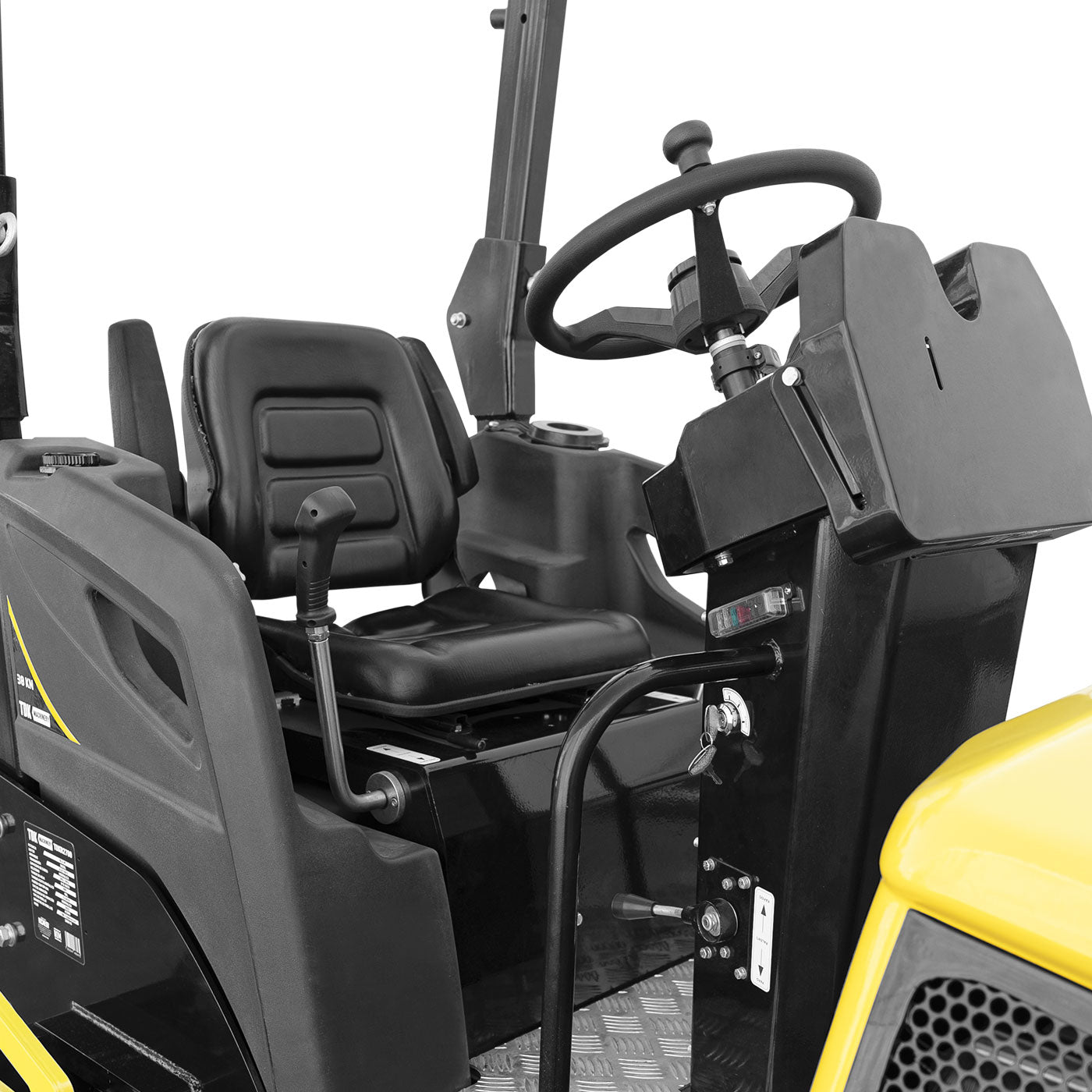 Rodillo Vibratorio Doble Profesional 3 Toneladas Tdk Machinery Con Operador Hombre a Bordo Motor a Diesel 35.5 Hp – TDKR2700
