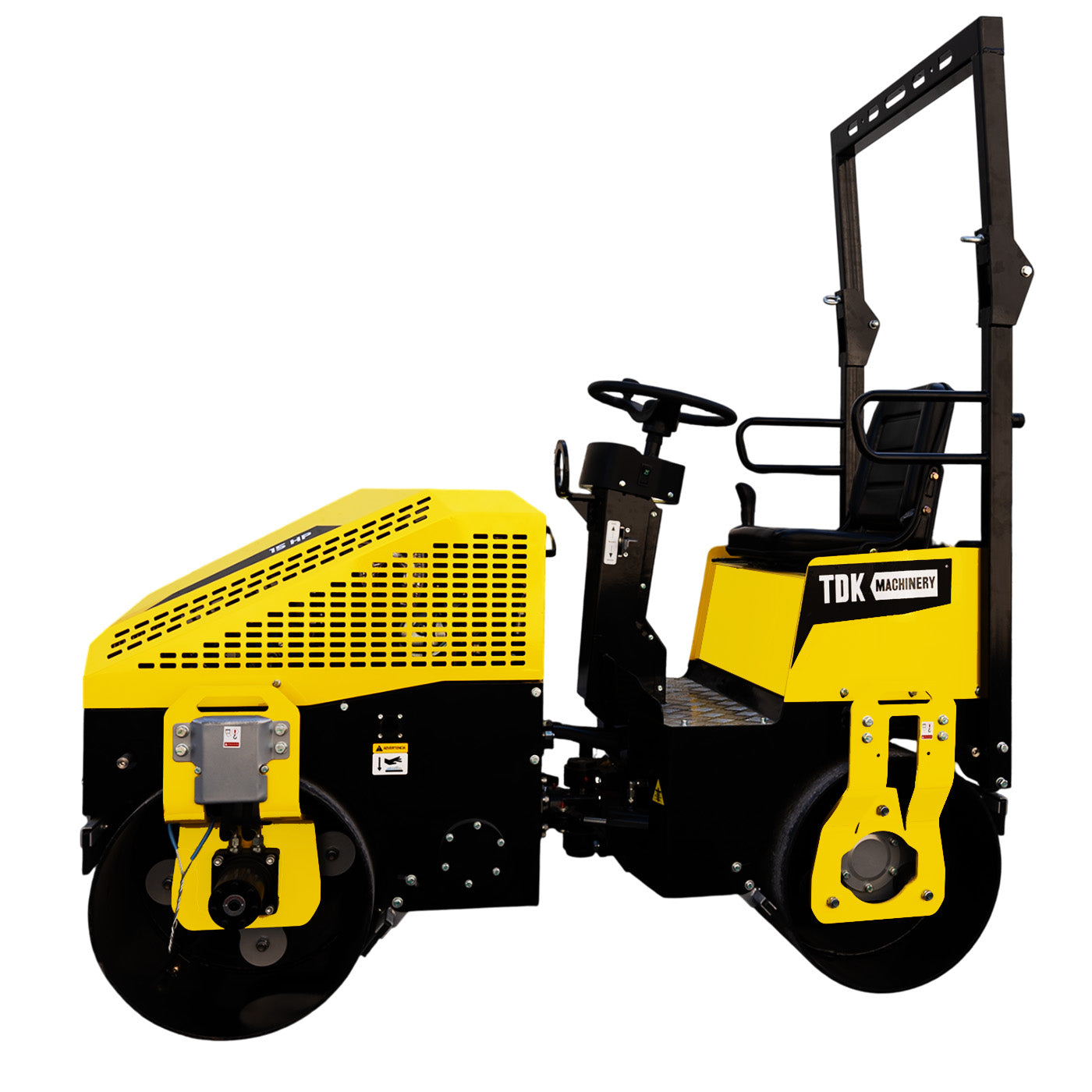 Rodillo Vibratorio Doble 28kn Profesional Tdk Machinery Con Operador Hombre a Bordo Motor a Gasolina Hyundai 15 Hp – TDKR990
