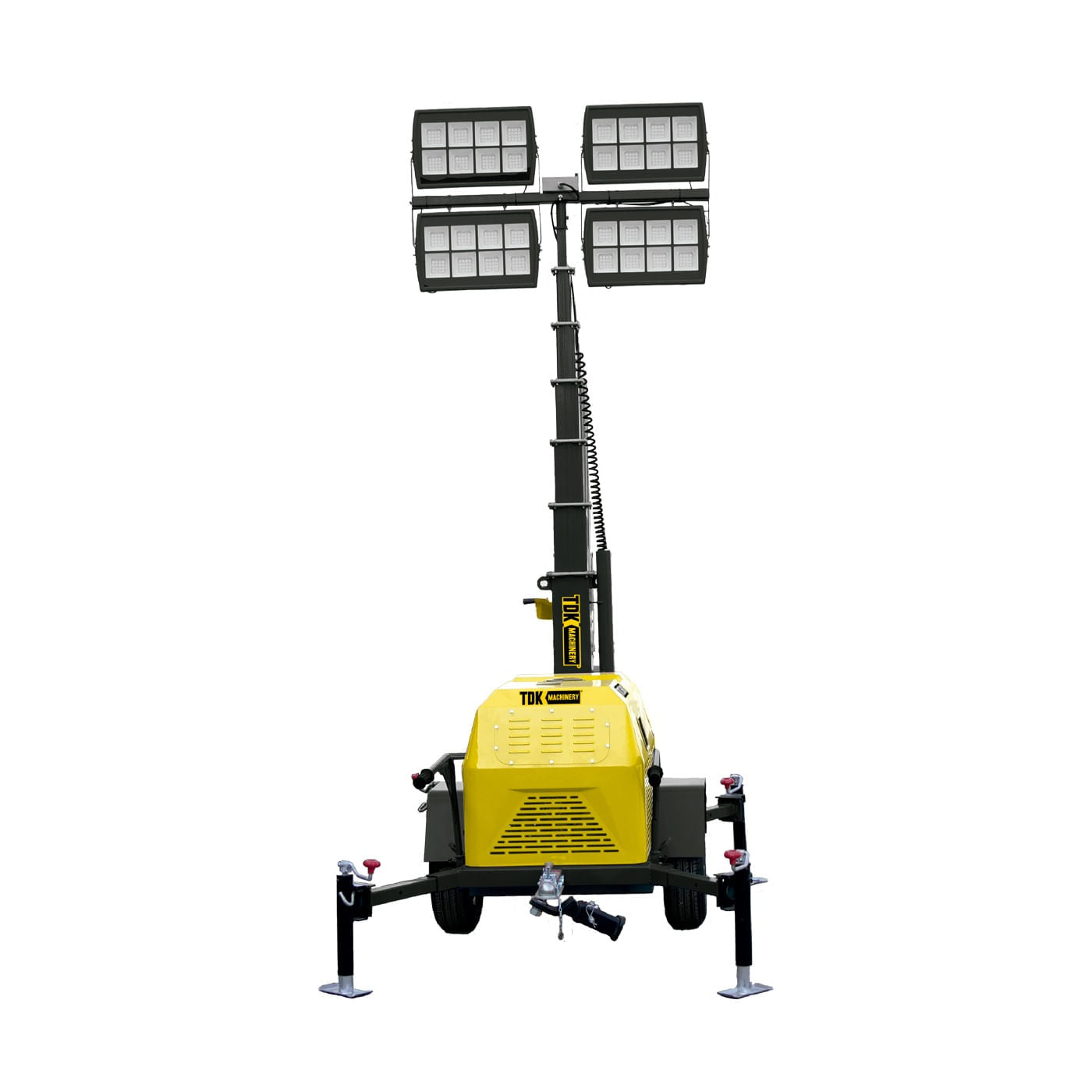 Torre De Luz TDK 4 Lamparas LED De 400 Watts Con Generador A Diesel Hyed600xt – Tdktl700d