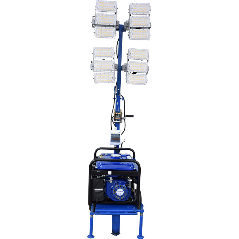 Torre de Iluminacion Mpower 4 Focos LED 4x300w Sin Generador TI4LED
