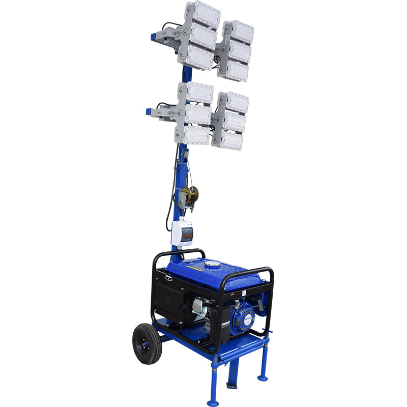Torre de Iluminacion Mpower 4 Focos LED 4x300w Sin Generador TI4LED