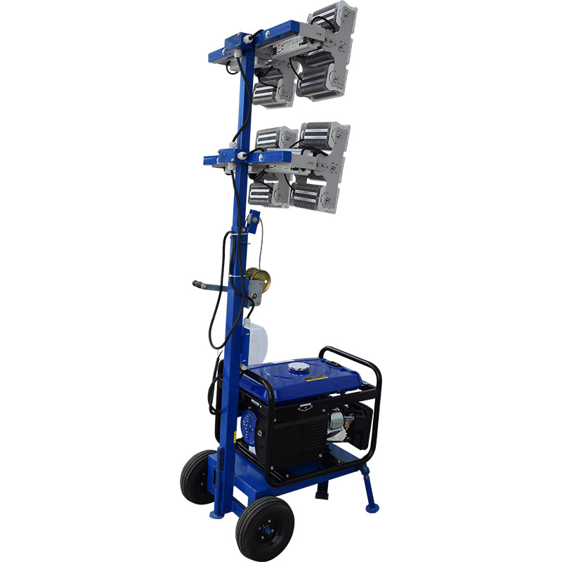 Torre de Iluminacion Mpower 4 Focos LED 4x300w Sin Generador TI4LED
