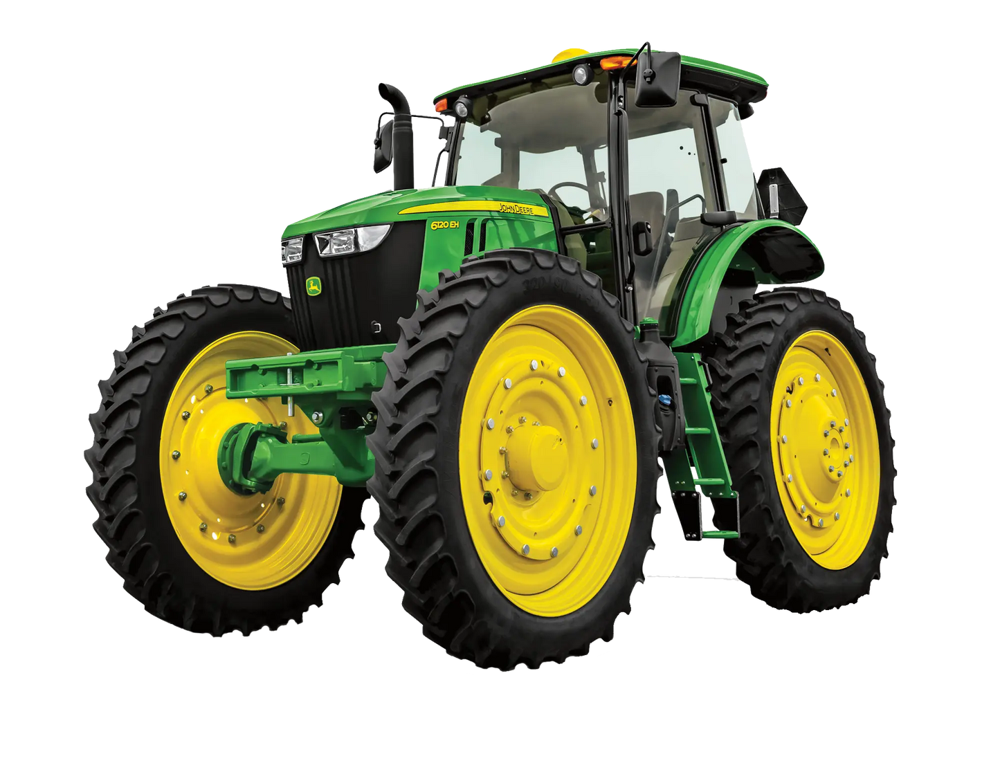 Tractor 120 HP John Deere 6120EH Motor Alto Despeje Especializado en Cultivos en Camas Al