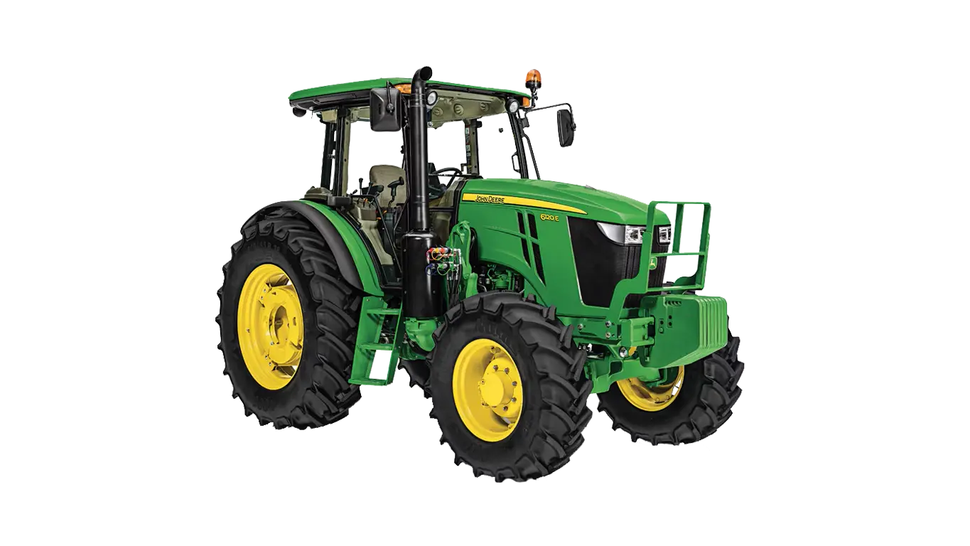 Tractor 120 HP John Deere 6120E Versatilidad y Potencia para el Productor Moderno