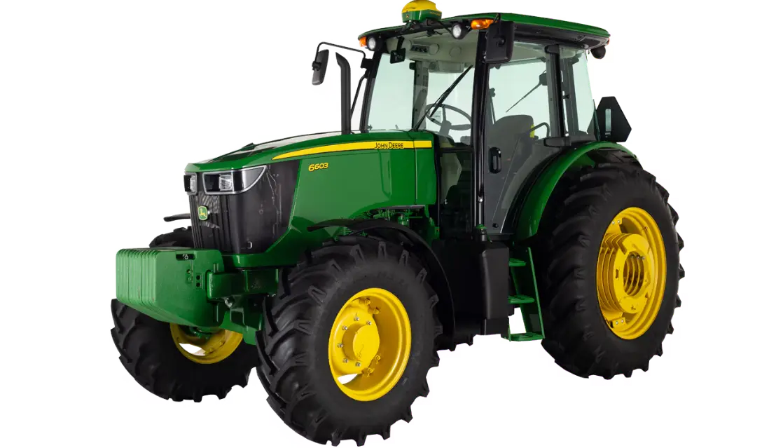 Tractor 124 HP John Deere 6603 Potencia y Versatilidad para Agricultura Intensiva