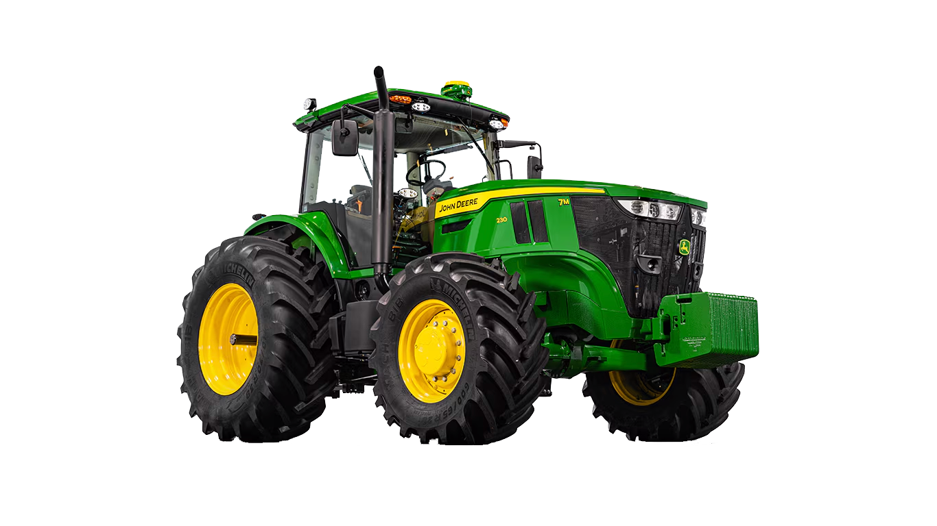 Tractor 230 HP John Deere 7M230 Versatilidad, Potencia y Conectividad para el Productor Moderno