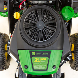Tractor Podador 54 pulgadas John Deere S180 24 HP, Corte de 137 cm y Confort Premium motor